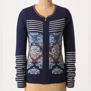 Sparrow Wool Zipper Arras Cardigan Jacket